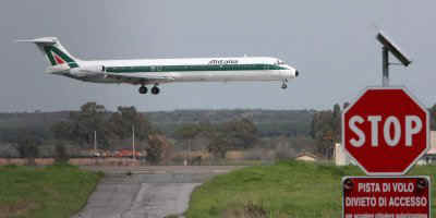 Alitalia,  terremoto